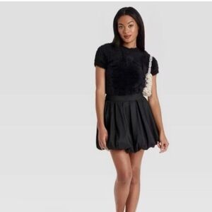 A new day black bubble skirt
